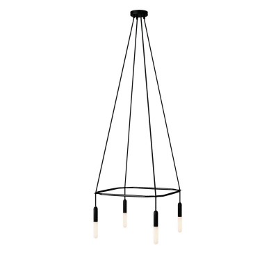 4-fall Cage P-Light Lamp - Black