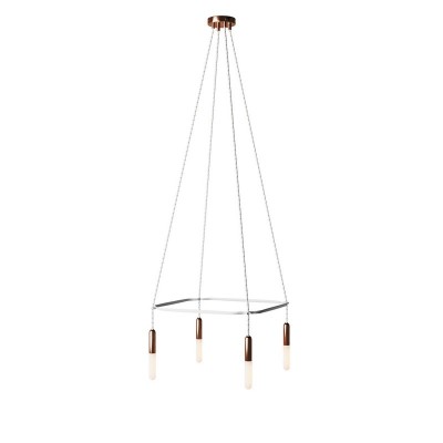 4-fall Cage P-Light Lamp - Copper