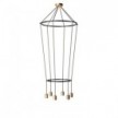 6-fall 2 Cage Globe Lamp