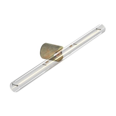 Esse14 wall or ceiling lamp for linear LED bulb S14d - Waterproof IP44 - Green marble effect