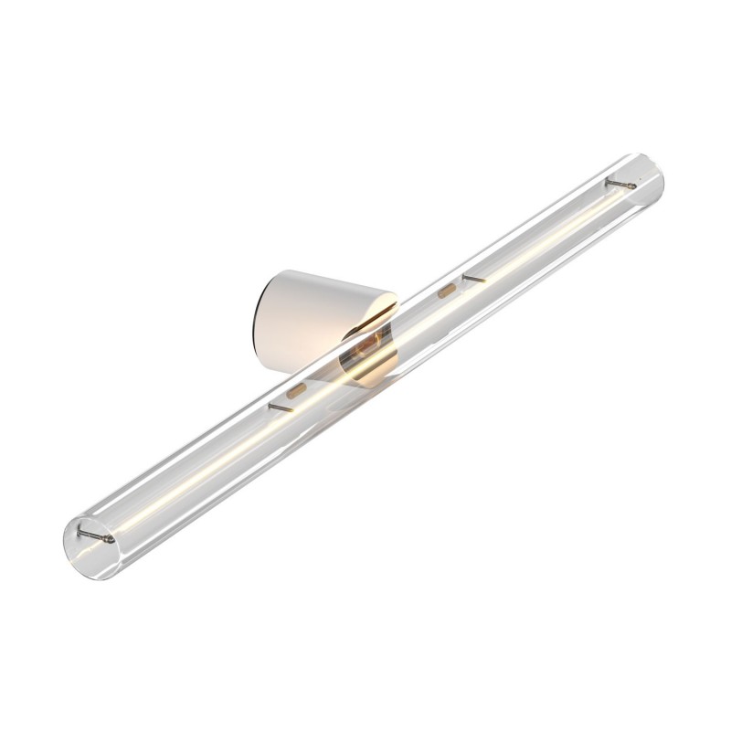 Esse14 wall or ceiling lamp for linear LED bulb S14d - Waterproof IP44