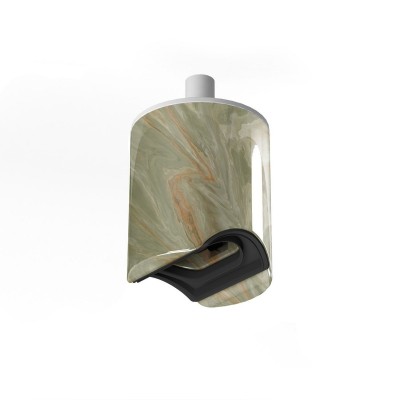 Kit esse14 lamp holder for suspension lamps with S14d fitting - Green marble effect