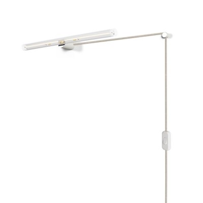 Spostaluce esse14 lamp with S14d fitting and UK plug - White