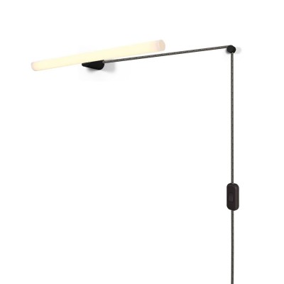 Spostaluce esse14 lamp with S14d fitting and UK plug - Black