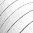 Electric cable for String Lights, covered by Rayon fabric White CM01 - UV resistant