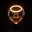 LED Globe G125 Clear Lightbulb Floating Collection 6W Dimmable 1900K