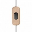 Inline single-pole switch Creative Switch beechwood colour