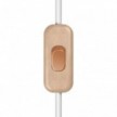 Inline single-pole switch Creative Switch beechwood colour