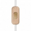 Inline single-pole switch Creative Switch beechwood colour