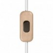 Inline single-pole switch Creative Switch beechwood colour