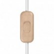 Inline single-pole switch Creative Switch beechwood colour