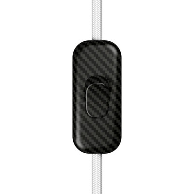 Inline single-pole switch Creative Switch carbon fiber colour - Carbon fiber effect