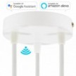 SMART cylindrical metal 3-hole ceiling rose kit - compatible with voice assistants