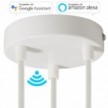 SMART cylindrical metal 3-hole ceiling rose kit - compatible with voice assistants