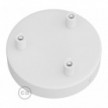 SMART cylindrical metal 3-hole ceiling rose kit - compatible with voice assistants