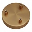 SMART cylindrical metal 3-hole ceiling rose kit - compatible with voice assistants