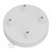 SMART cylindrical metal 4-hole ceiling rose kit - compatible with voice assistants