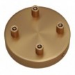 SMART cylindrical metal 4-hole ceiling rose kit - compatible with voice assistants