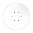 Large Round Smart ceiling rose, 400 mm Panel Rose-One with 6 holes - compatible with voice assistants