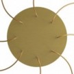 Large Round Smart ceiling rose, 400 mm Panel Rose-One with 8 holes - compatible with voice assistants