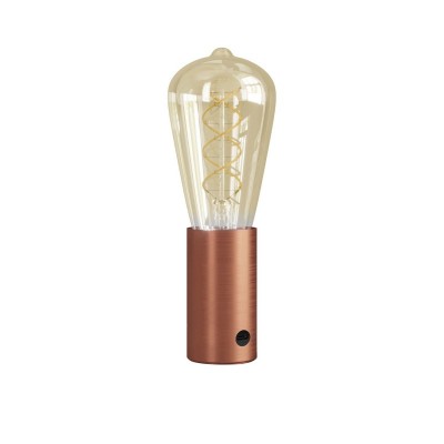 SI! 5V Portable lamp with ST64 light bulb - Brushed copper