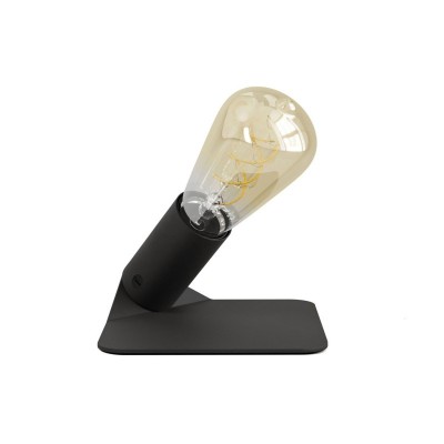 SI! 5V Table lamp with ST64 light bulb and metallic base - Black