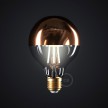 Copper half sphere Globe G95 LED Light Bulb 7W 806Lm E27 2700K Dimmable