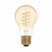 LED Golden Light Bulb C03 Carbon Line Curved Spiral Filament Drop A60 4W 250Lm E27 1800K Dimmable