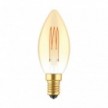 LED Golden Light Bulb C51 Carbon Line Filament Cage Candle C35 3,5W 300Lm E14 2700K Dimmable