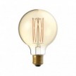 LED Golden Light Bulb C55 Carbon Line Filament Cage Globe G95 7W 640Lm E27 2700K Dimmable