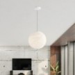 Sphere Lampshade in fiber - 100% handmade