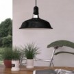 Harbour lampshade in enamelled metal with E27 fitting, 38 cm diameter