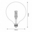 LED Light Bulb E27 CRI 95 G150 7,2W 640Lm 2700K Dimmable - P05