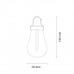 LED Light Bulb Plumen 002 6,5W 500Lm E27 2200K Dimmable