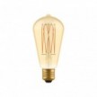 LED Golden Light Bulb C54 Carbon Line Filament Cage Edison ST64 7W 640Lm E27 2700K Dimmable