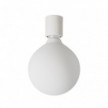 Applique with porcelain effect light bulb - IP44 Waterproof