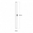 LED Linear Porcelain Effect S14d Light Bulb - length 500 mm 7W 560Lm 2700K Dimmable - S12