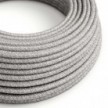 UV resistant round electric cable with natural Grey SN02 linen lining for outdoor use - Compatible with Eiva Outdoor IP65