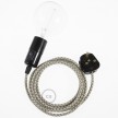 Create your RD64 Lozenge Anthracite Snake and bring the light wherever you want.