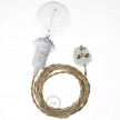 Create your TN06 Jute Snake for lampshade and bring the light wherever you want.