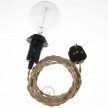 Create your TN06 Jute Snake for lampshade and bring the light wherever you want.