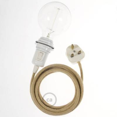 Create your RN06 Jute Snake for lampshade and bring the light wherever you want.