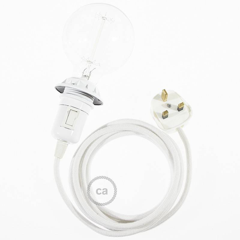 Create your RC01 White Cotton Snake for lampshade and bring the light wherever you want.