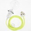 Create your RF10 Yellow Fluo Snake for lampshade and bring the light wherever you want.