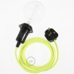 Create your RF10 Yellow Fluo Snake for lampshade and bring the light wherever you want.