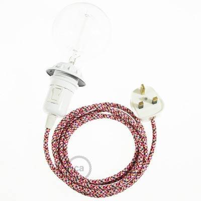 Create your RX00 Pixel Fuchsia Snake for lampshade and bring the light wherever you want.