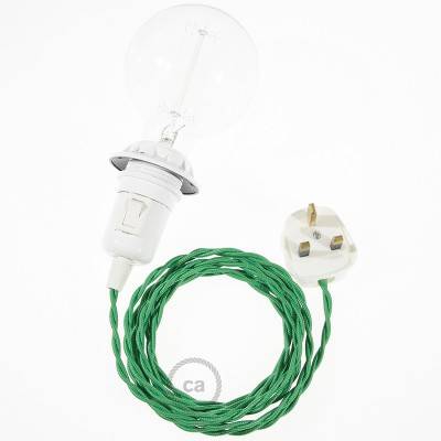 Create your TM06 Green Rayon Snake for lampshade and bring the light wherever you want.