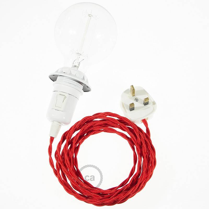 Create your TM09 Red Rayon Snake for lampshade and bring the light wherever you want.