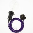 Create your TM14 Violet Rayon Snake for lampshade and bring the light wherever you want.