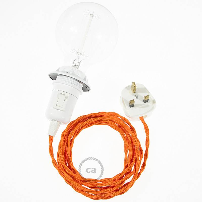 Create your TM15 Orange Rayon Snake for lampshade and bring the light wherever you want.